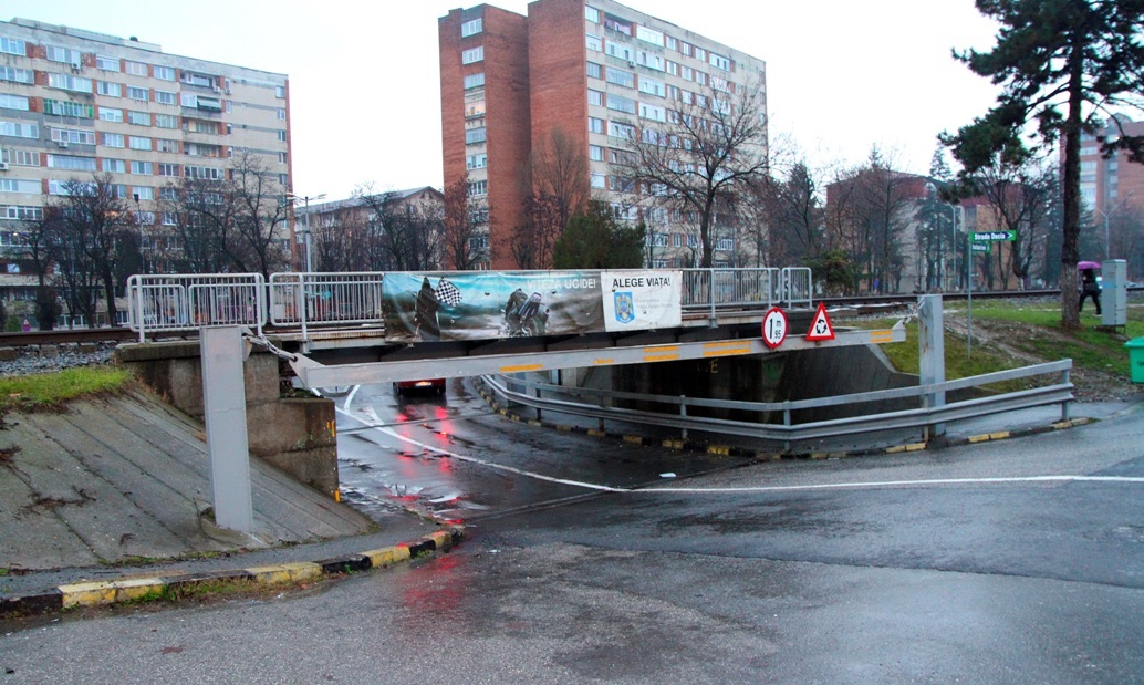 Râmnicu Vâlcea Canalizarea pluvială din pasajul Dacia a făcut faţă cu succes ploilor abundente din ultimele zile