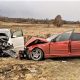 Accident Targu Gangulesti doua autoturisme in coliziune frontala